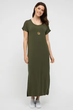 Elsie Dress - Dark Olive