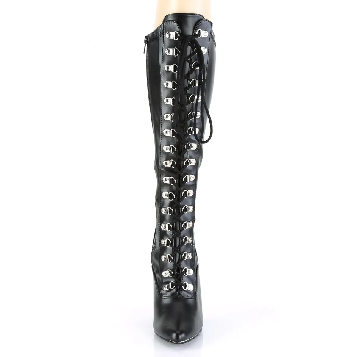 5 Inch Heel SEDUCE-2024 Black Stretch Pu