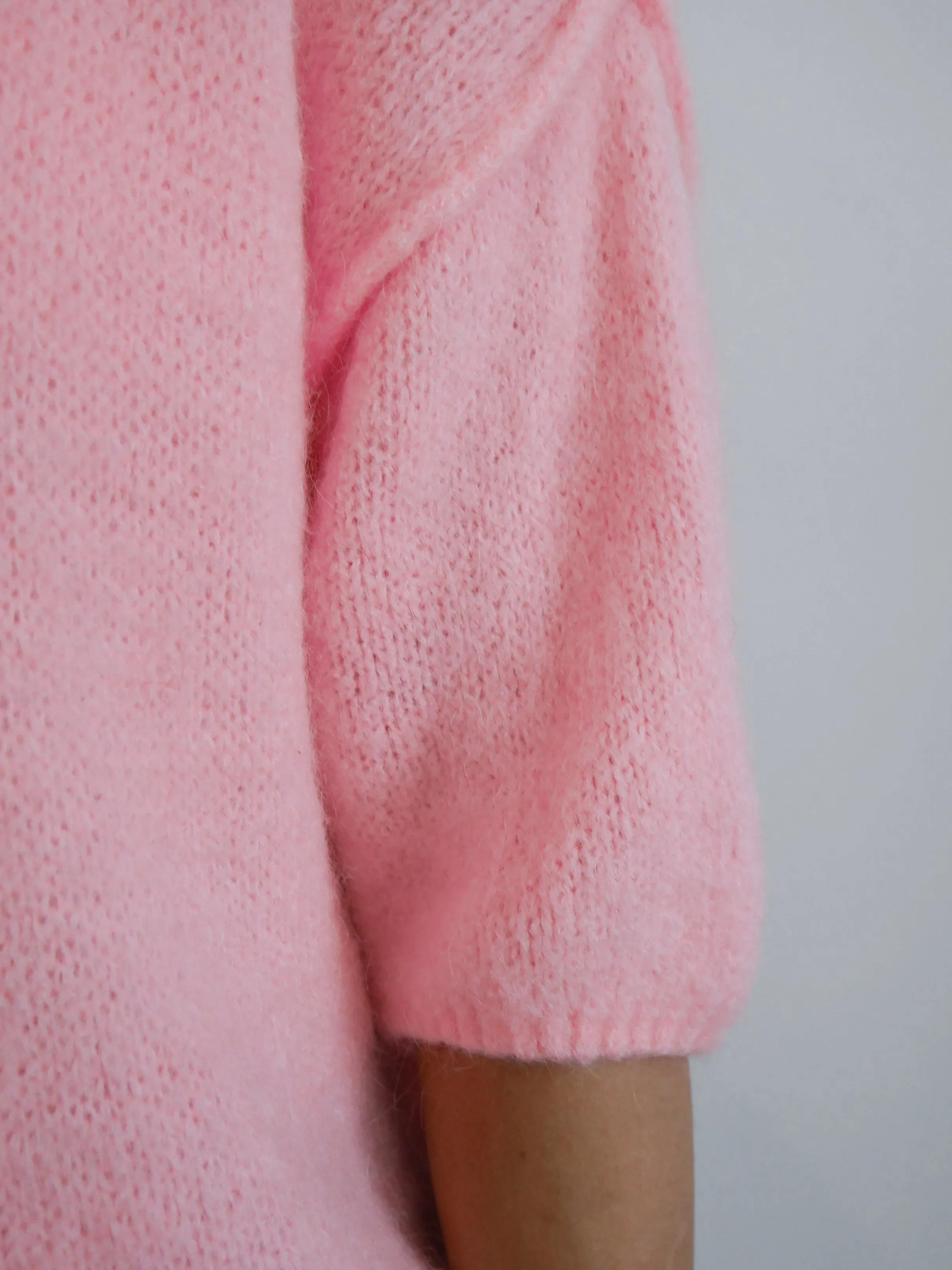 Abi Knit Bubblegum Pink