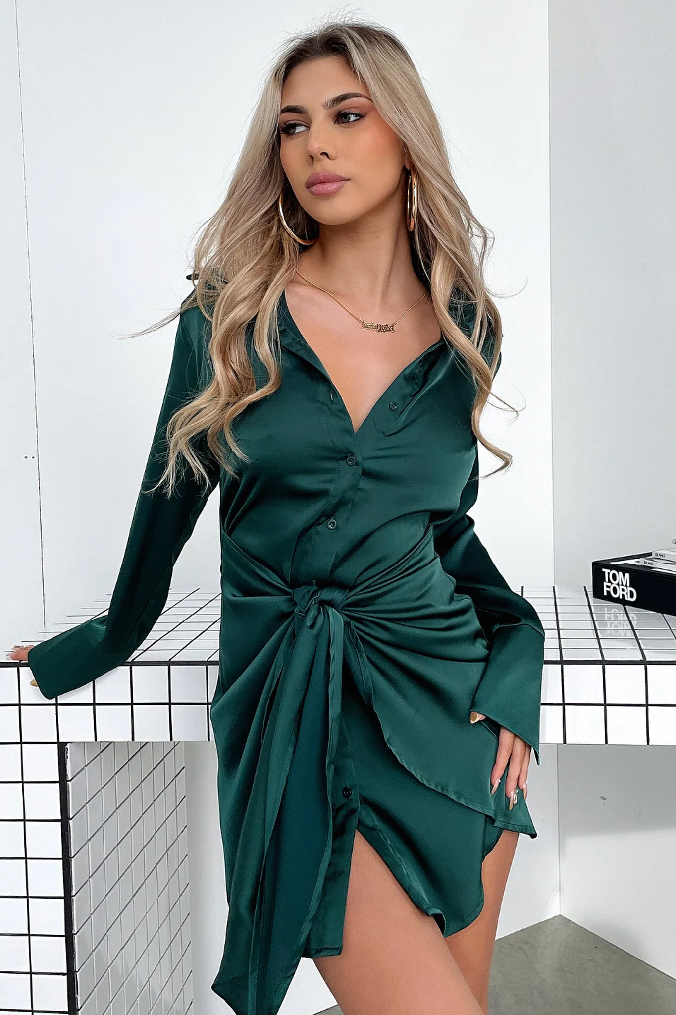 Alexa Dress - Emerald