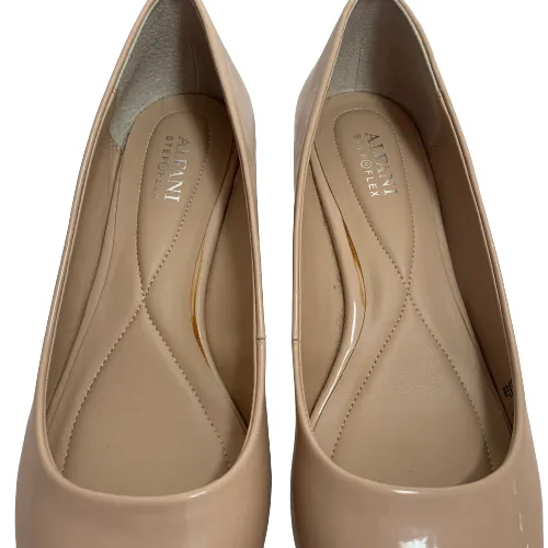 Alfani Nude Peep-toe Wedges | Brand New |