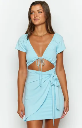 Amanda Blue Mini Dress