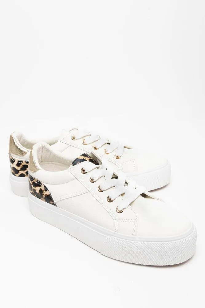 Animal Charm Sneaker White