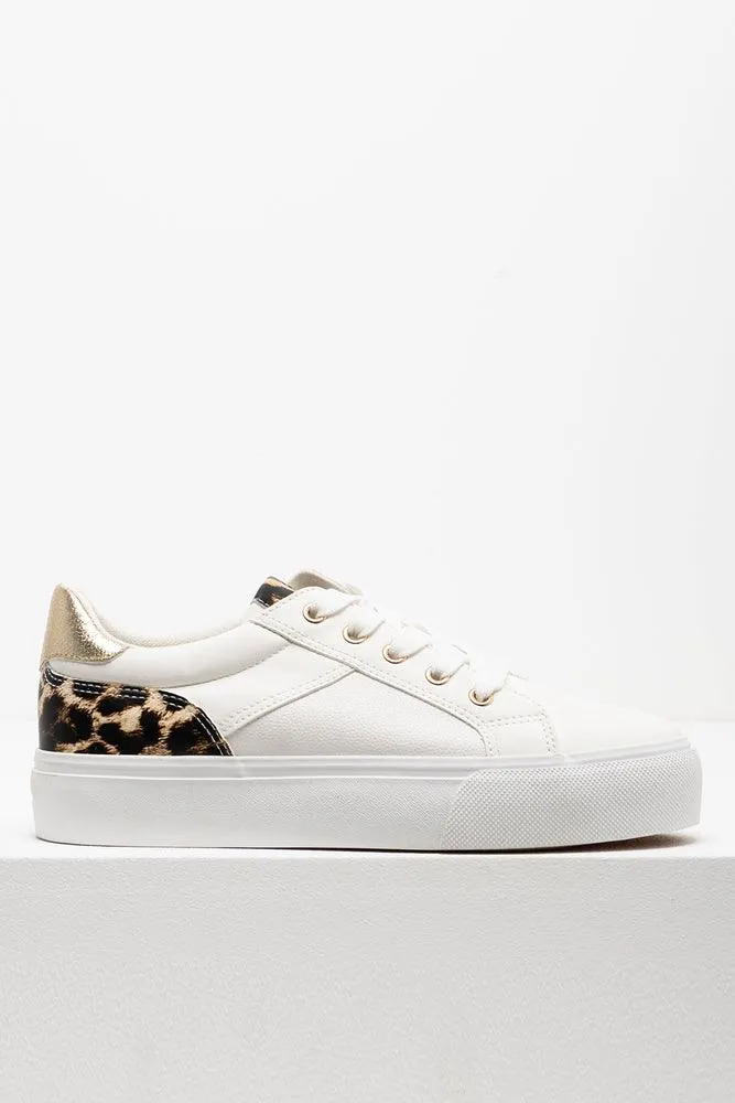 Animal Charm Sneaker White