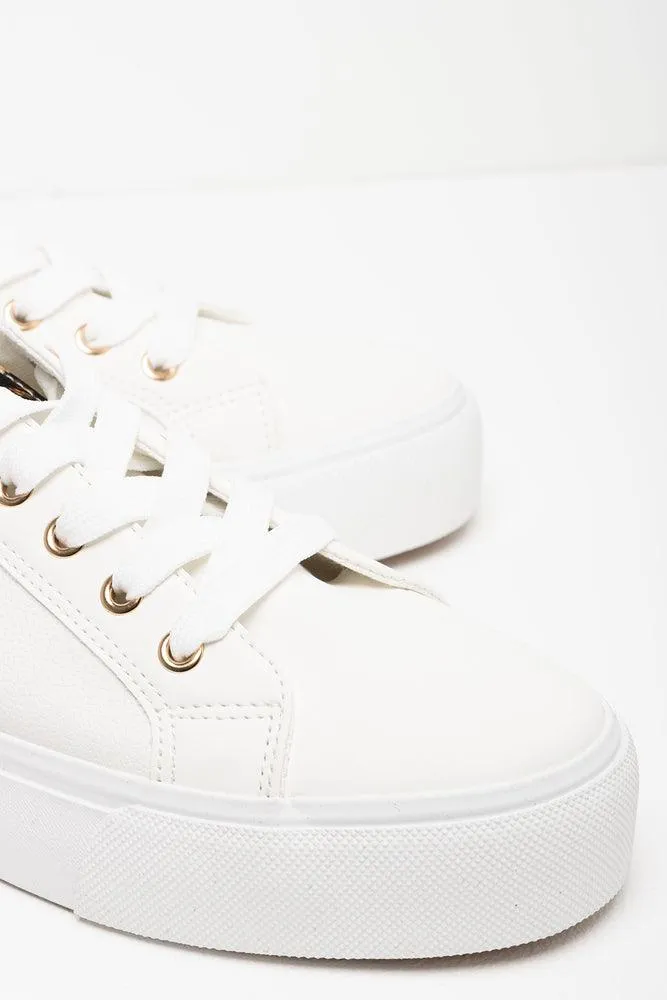 Animal Charm Sneaker White