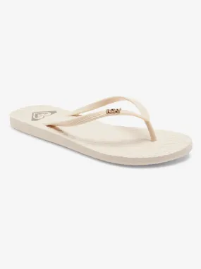 Antilles Flip Flops - Cream