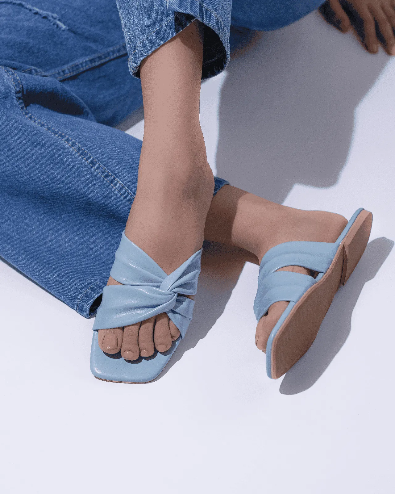 Arctic Blue Crossover Flats