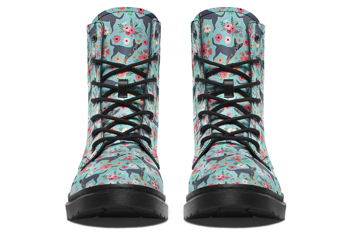 Australian Cattle Dog Flower Boots