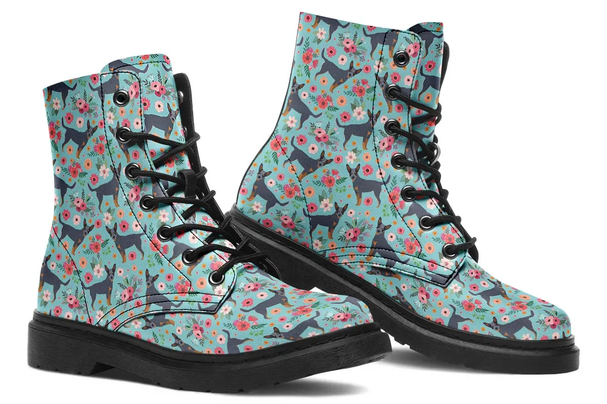 Australian Cattle Dog Flower Boots