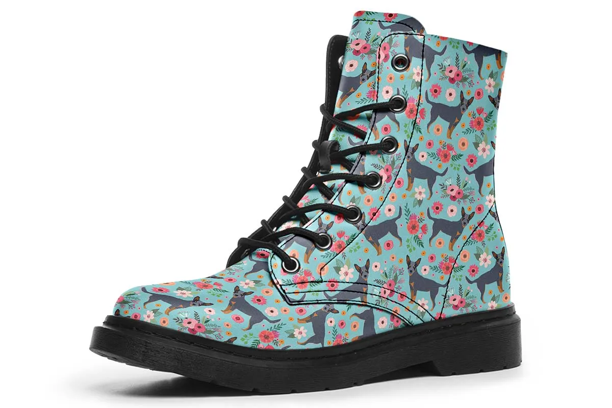 Australian Cattle Dog Flower Boots