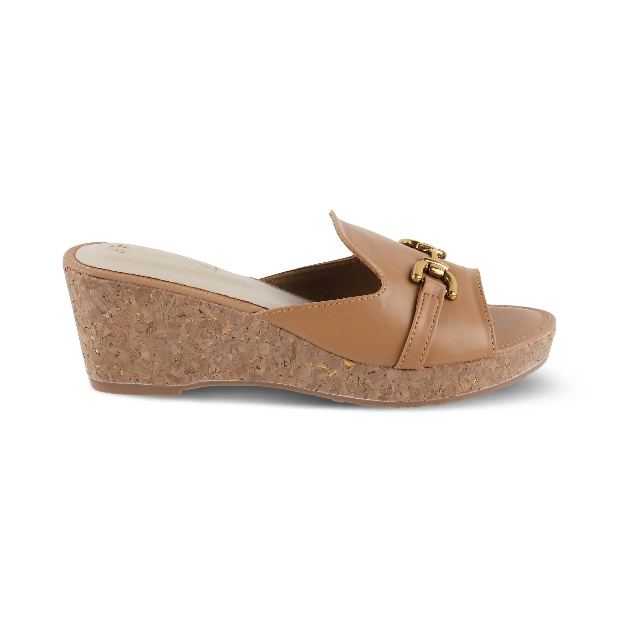 CLAIRE- BEIGE WEDGES