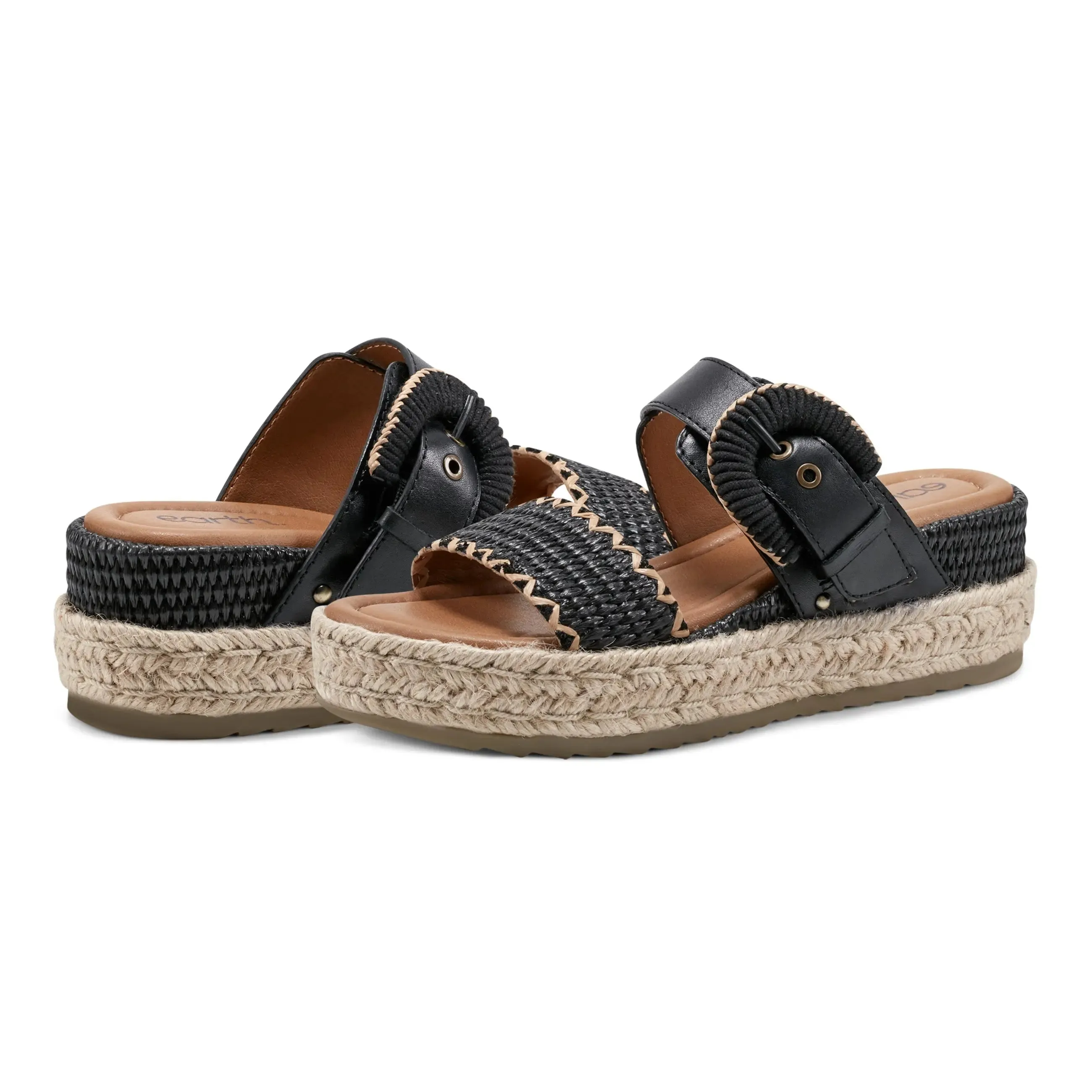 Colla Platform Wedge Slip-On Sandals