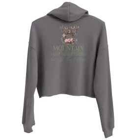 Crop Hoodie Exclusive Love Life Live Outdoors MRRL&O Print Designs