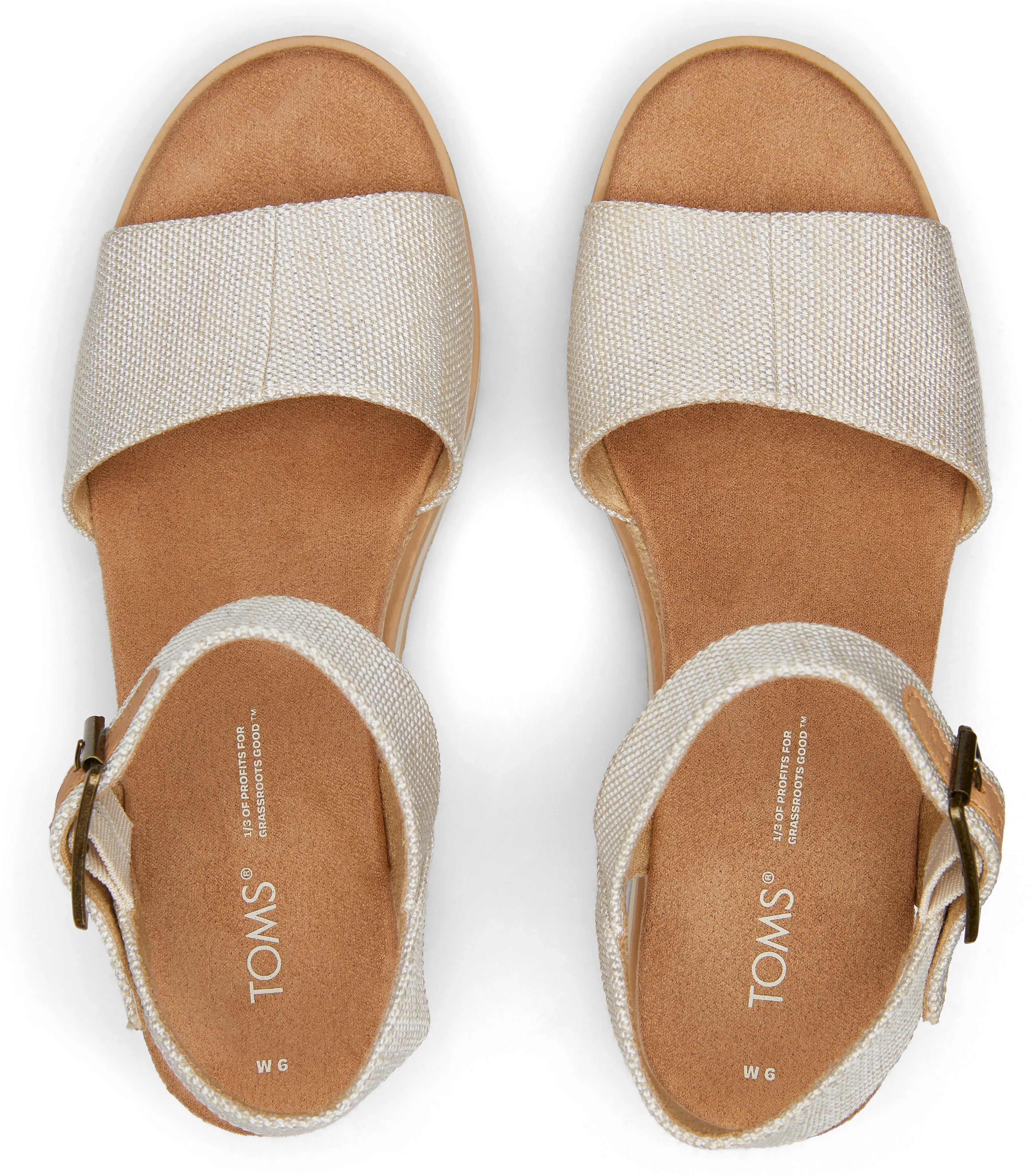 Diana Wedge Sandal - Natural Yarn Dye