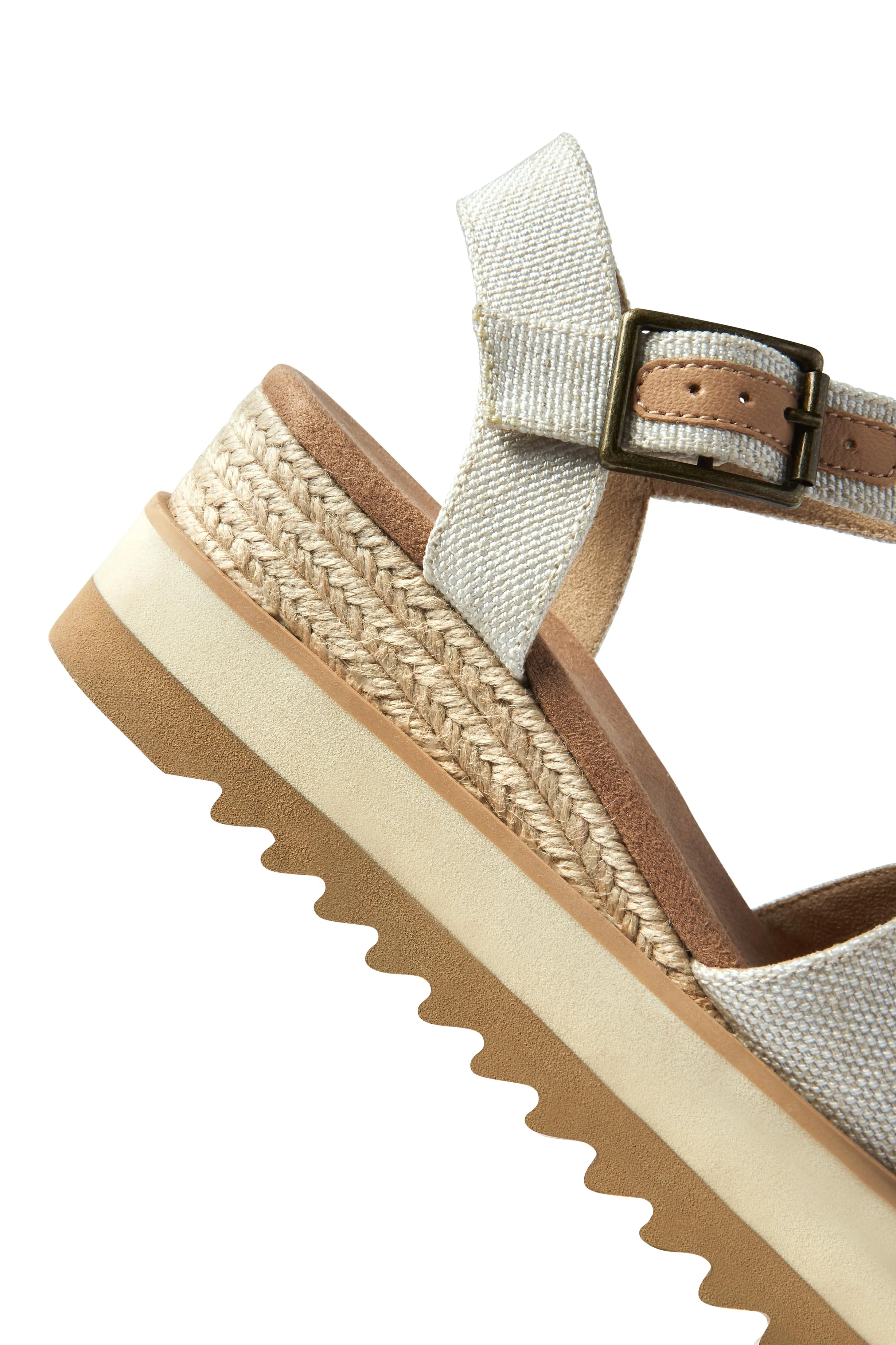 Diana Wedge Sandal - Natural Yarn Dye