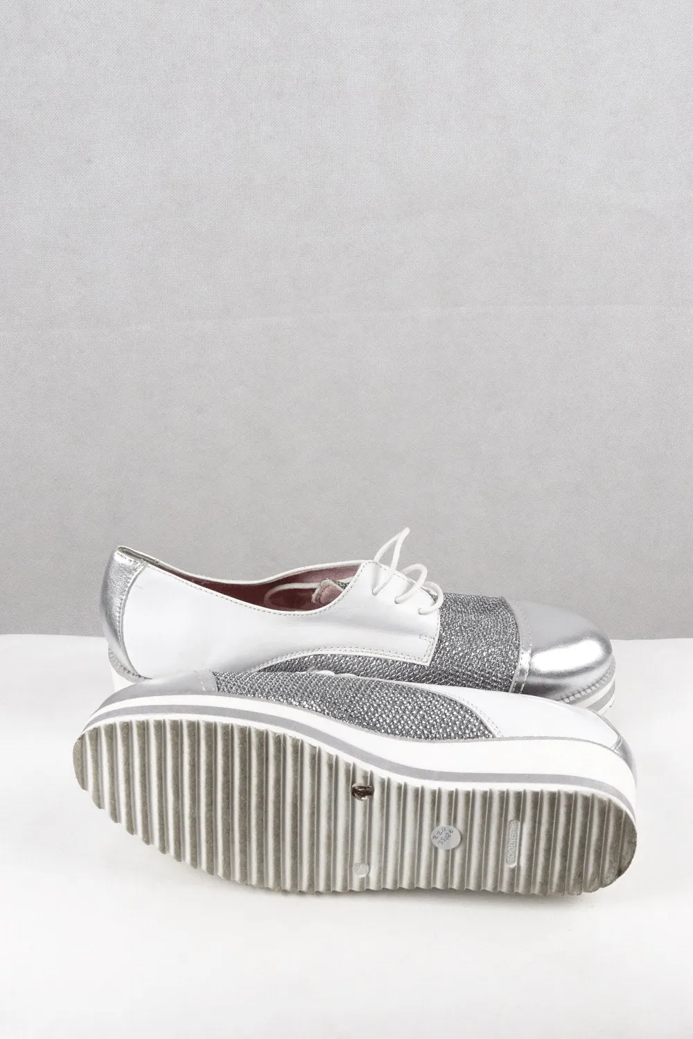 Dos Sparkle White Wedges 41