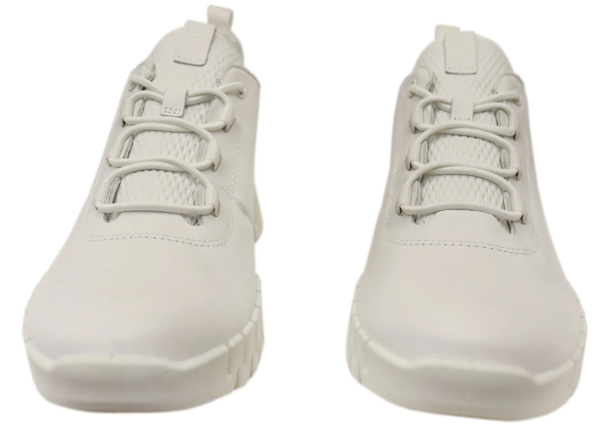 ECCO Womens Comfortable Leather Gruuv Sneakers Shoes