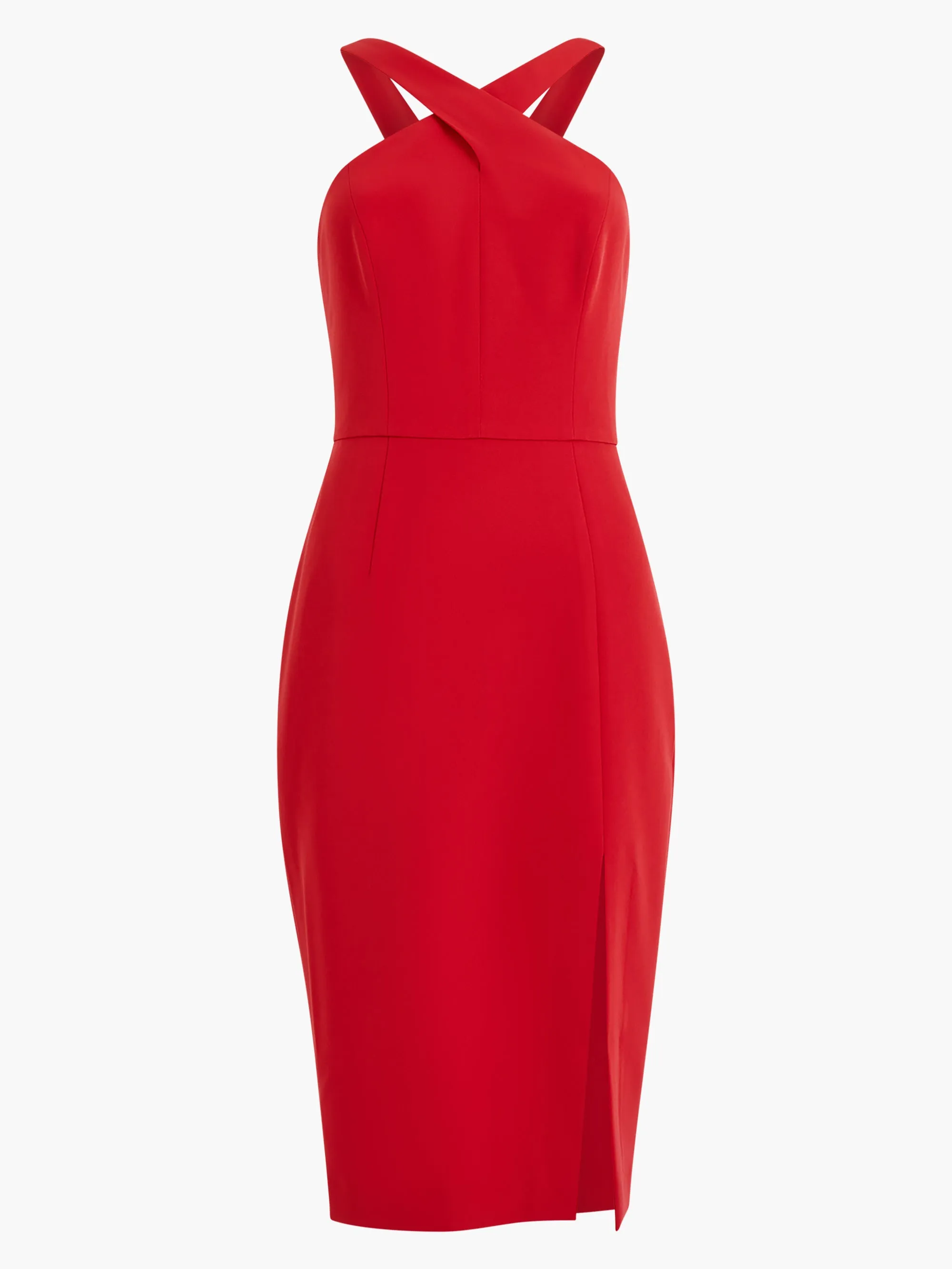 Echo Crepe Halterneck Midi Dress