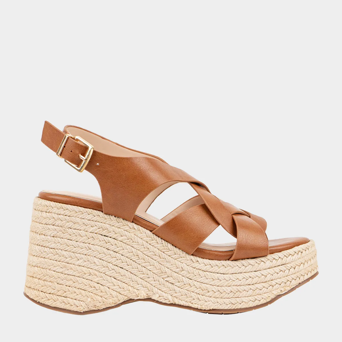 Elonor Strappy Wedge Plataforma Casual Para Mujer