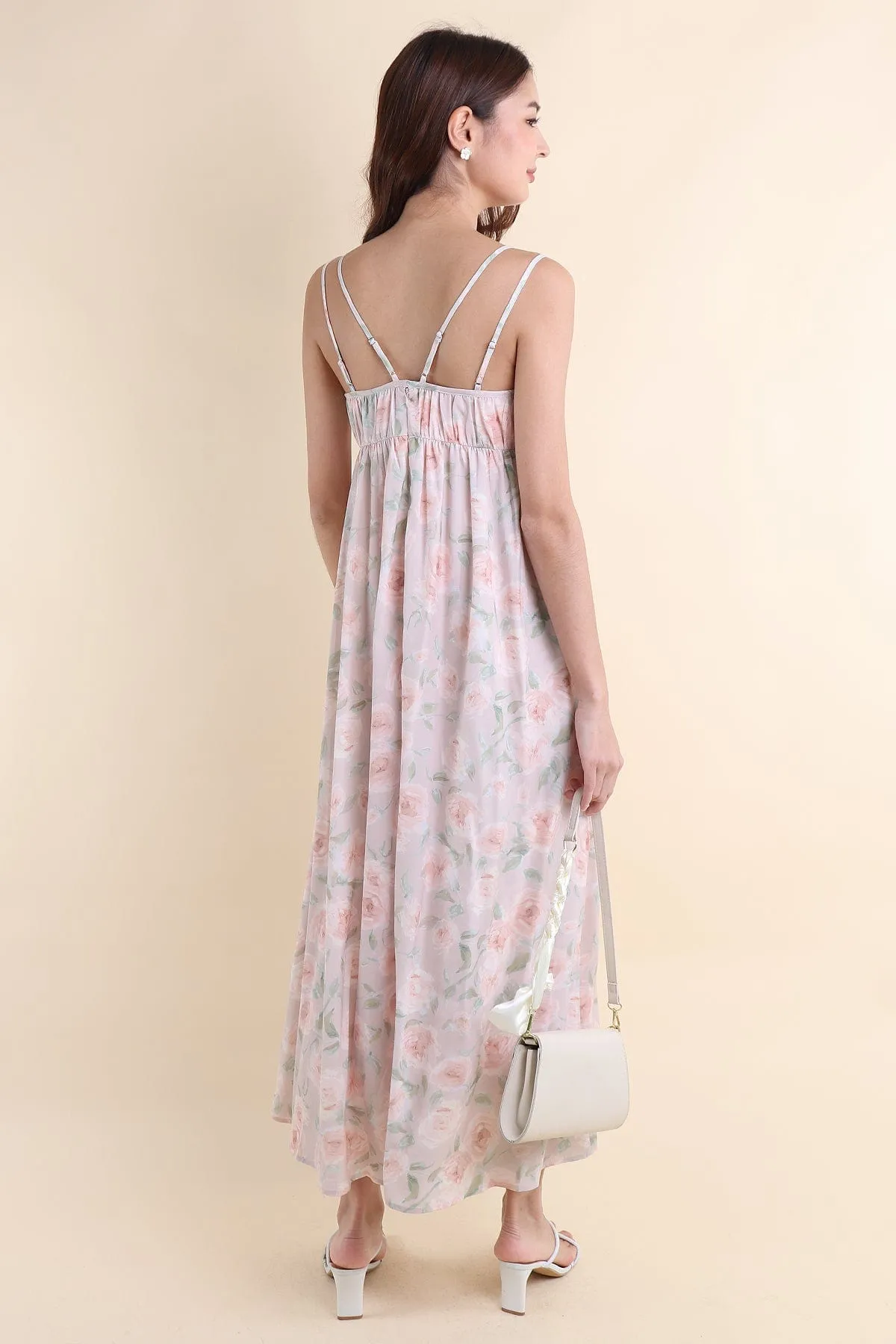 EVERLEIGH FLORAL MAXI IN PINK