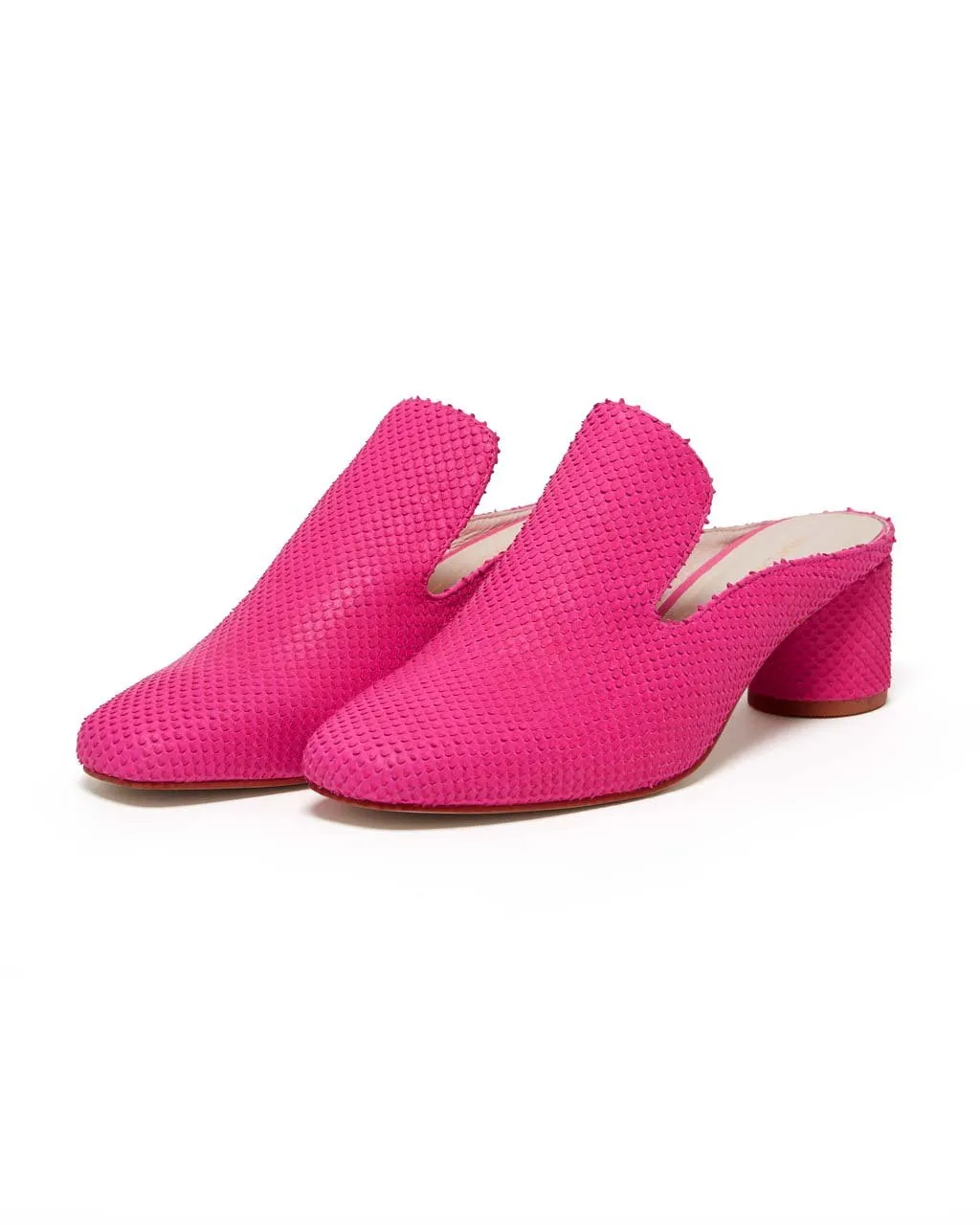 Gate Heel - Fuchsia Reptile