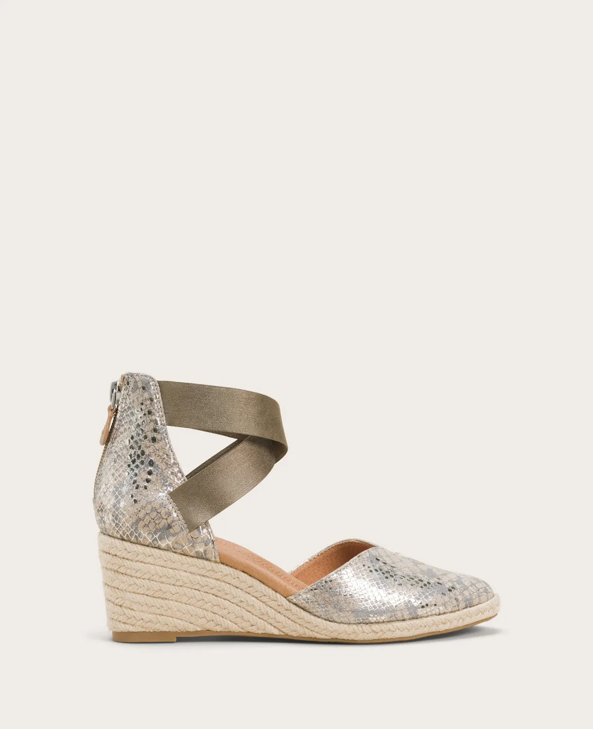 GENTLE SOULS - Orya Leather Espadrille Wedge