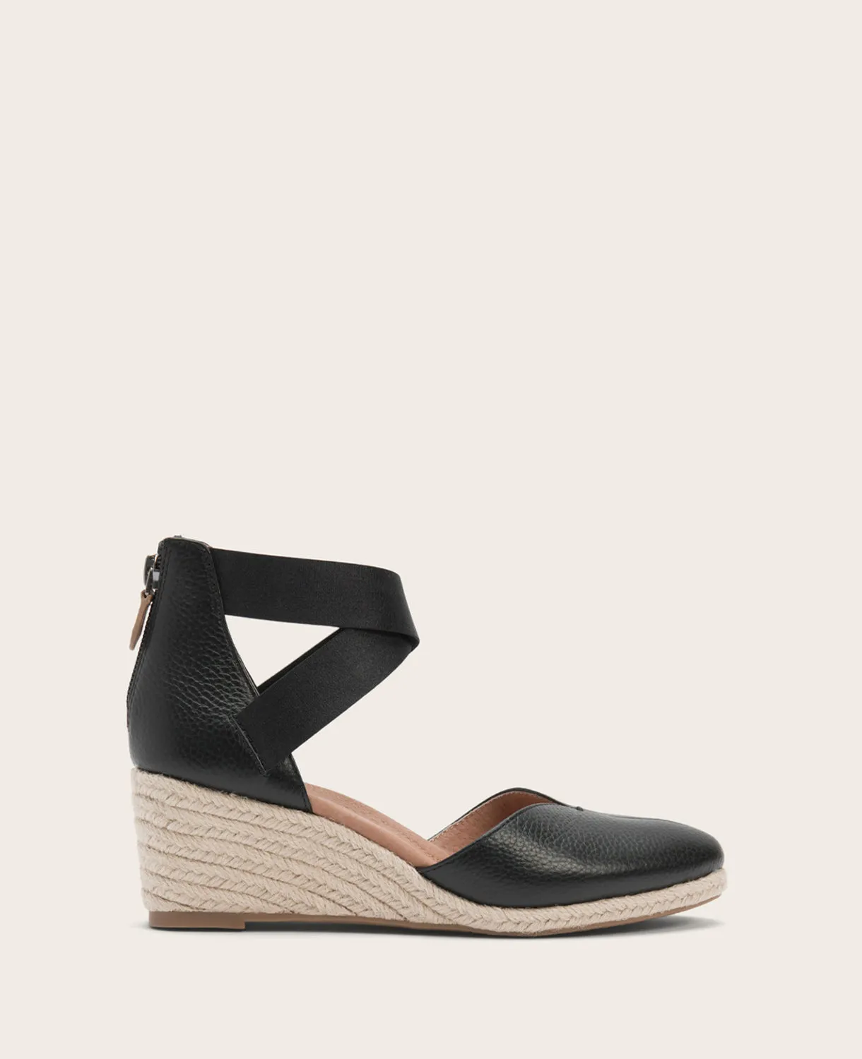 GENTLE SOULS - Orya Leather Espadrille Wedge