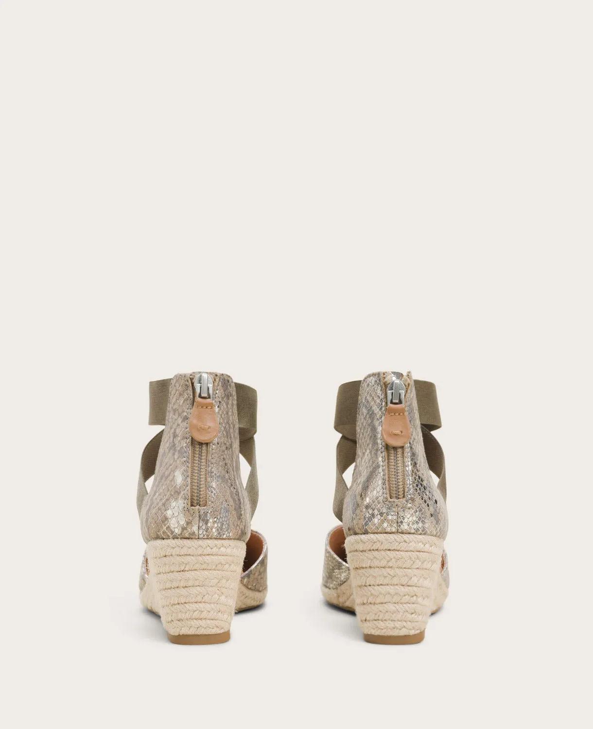 GENTLE SOULS - Orya Leather Espadrille Wedge