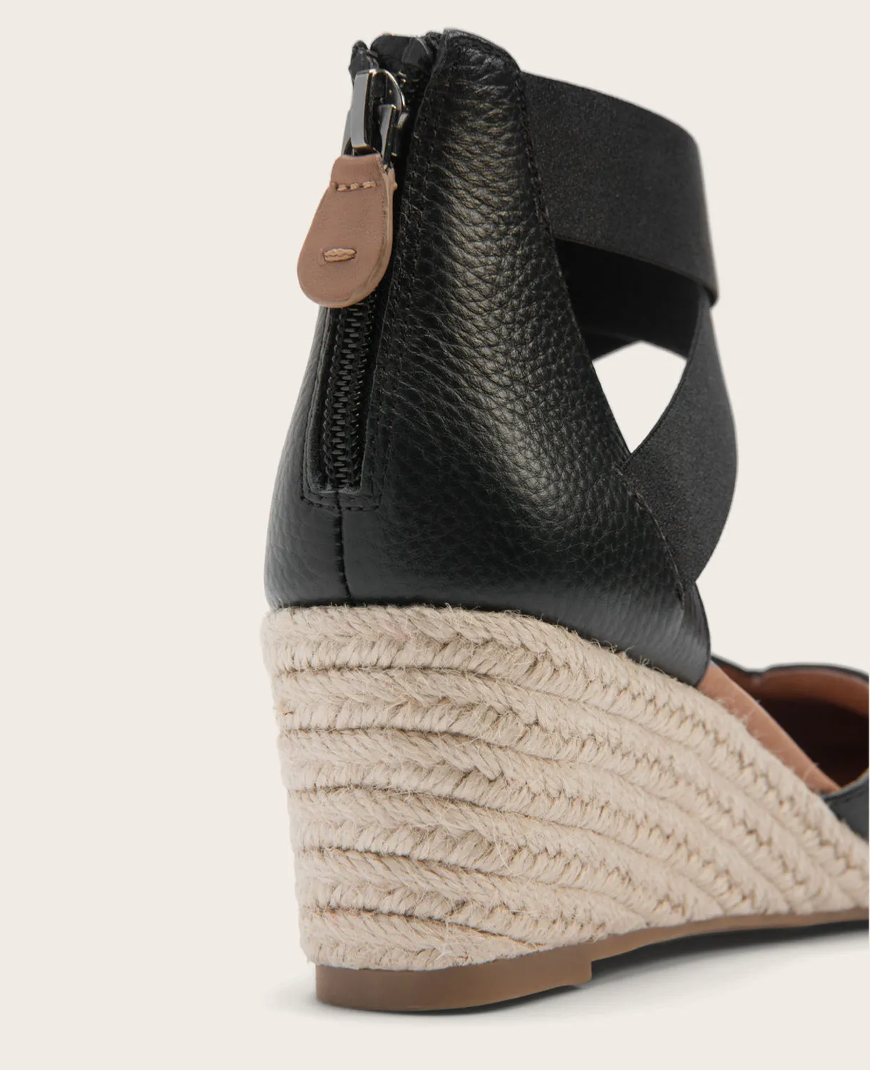 GENTLE SOULS - Orya Leather Espadrille Wedge