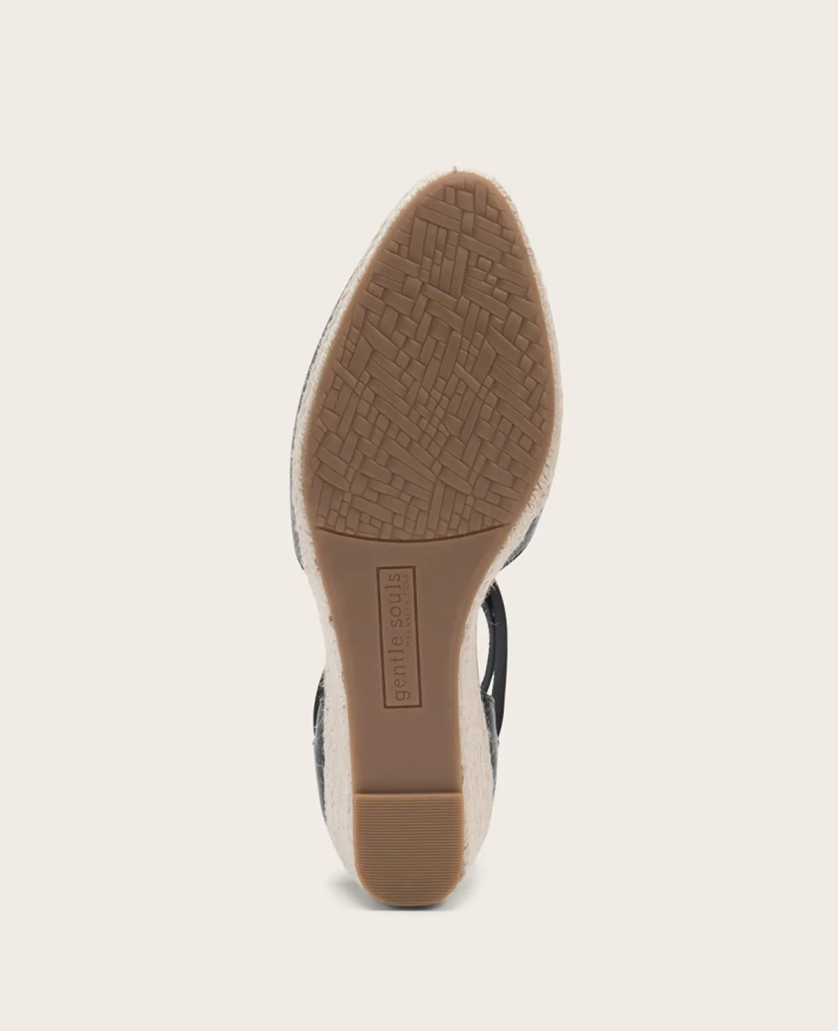 GENTLE SOULS - Orya Leather Espadrille Wedge