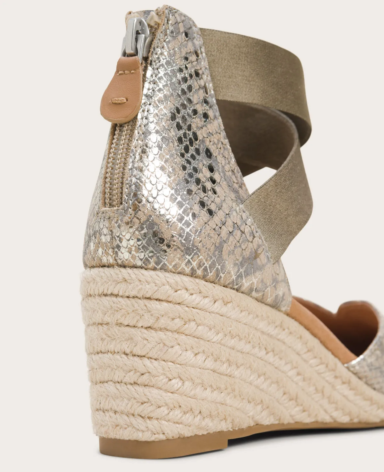 GENTLE SOULS - Orya Leather Espadrille Wedge