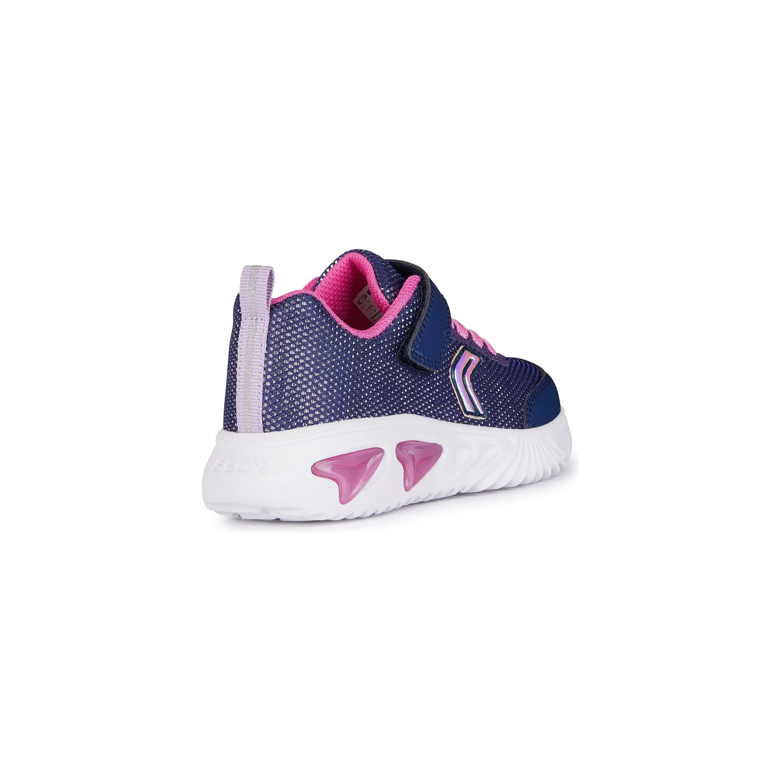 Geox Girls Trainer J Assister J45E9A Navy/Fuchsia