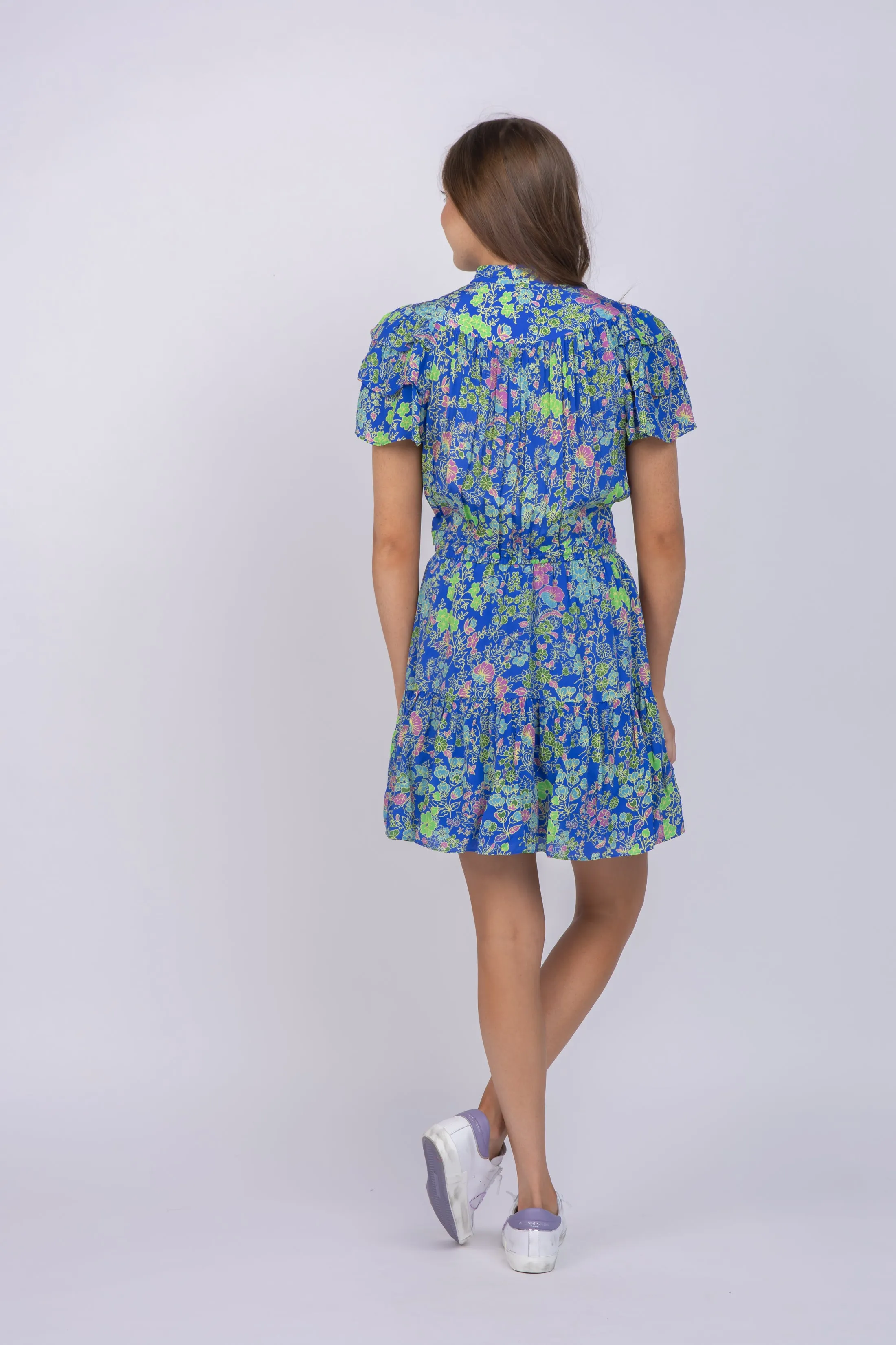 Gilner Farrar Daphne Dress in Cottage Garden