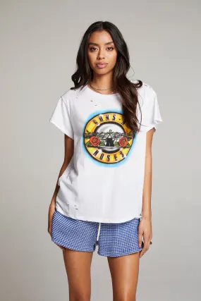 Guns n' Roses Classic Logo Tee - White