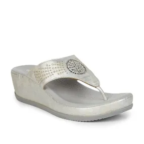 Healers Comfort (Silver) Thongs For Ladies By Liberty