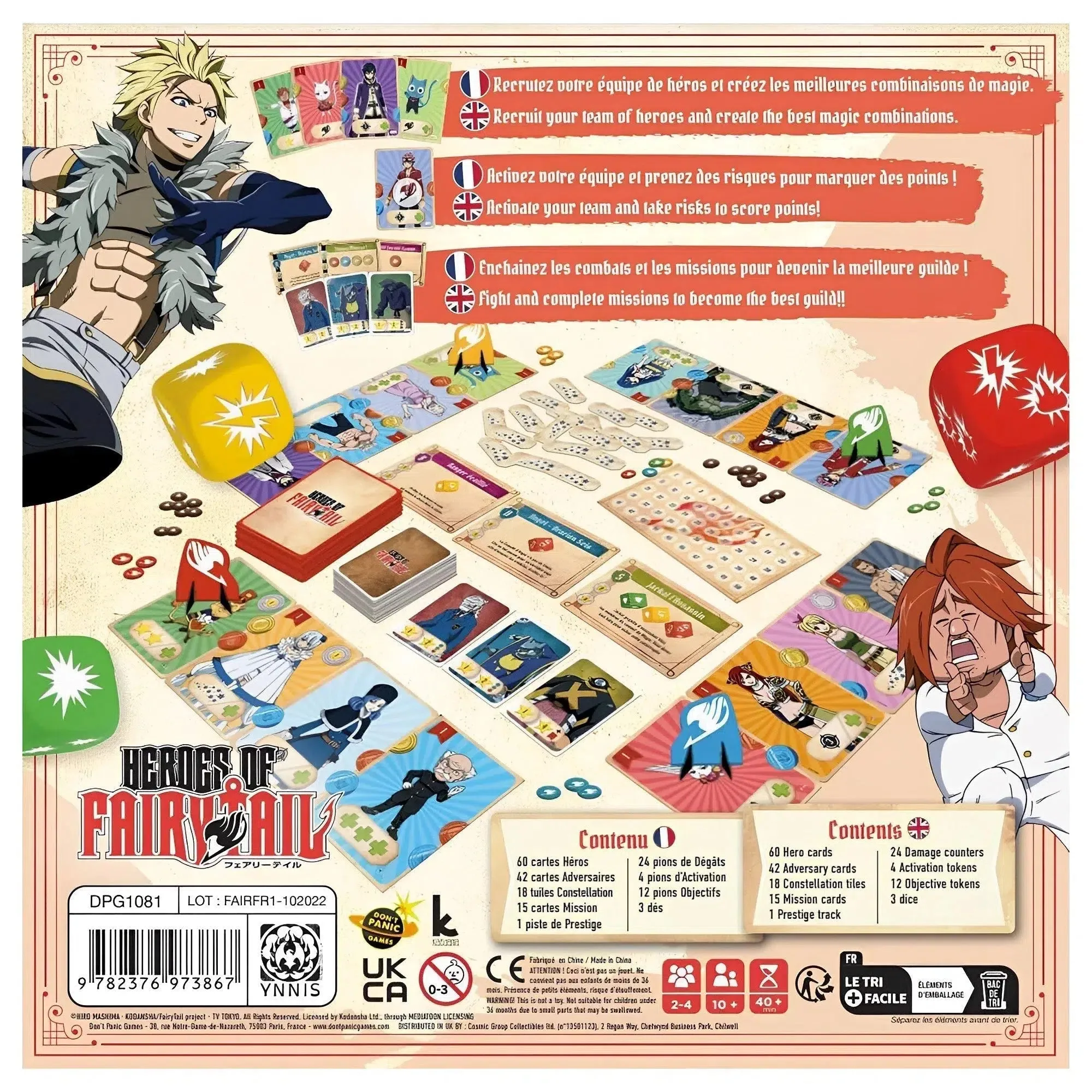 Heroes of Fairy Tail - Board Game - Japanime Games