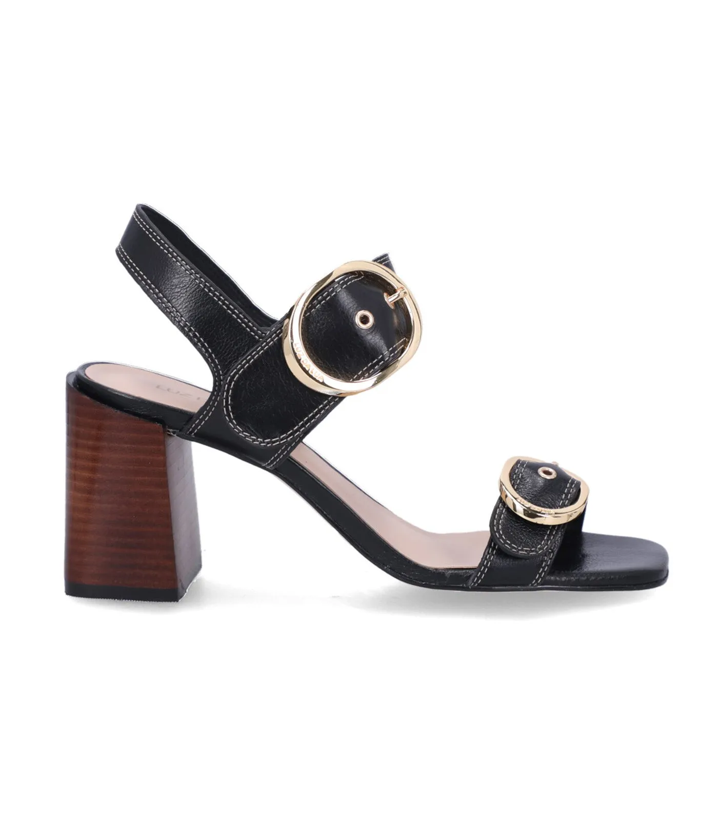 High Block Heel Sandals Atacama Black