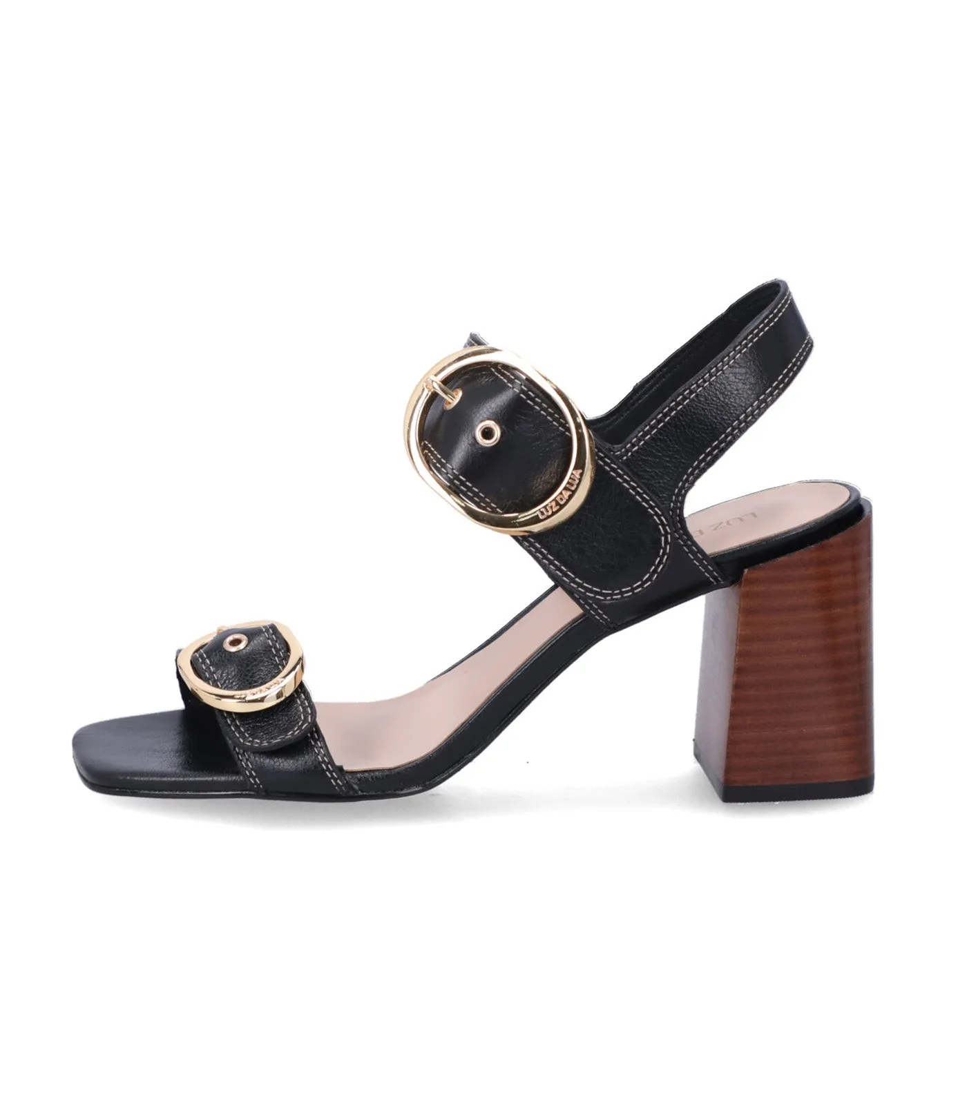 High Block Heel Sandals Atacama Black