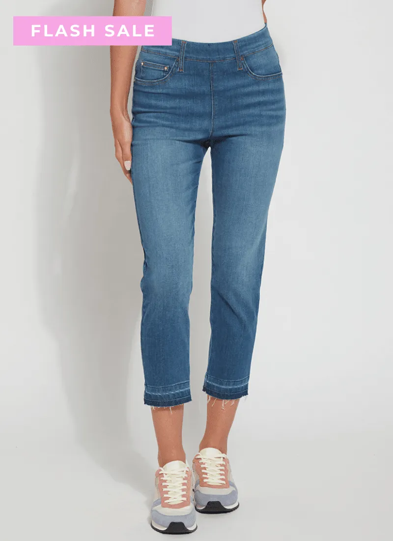 'Holding Power' Premium Denim- Cropped Straight Leg (24.5" Inseam)