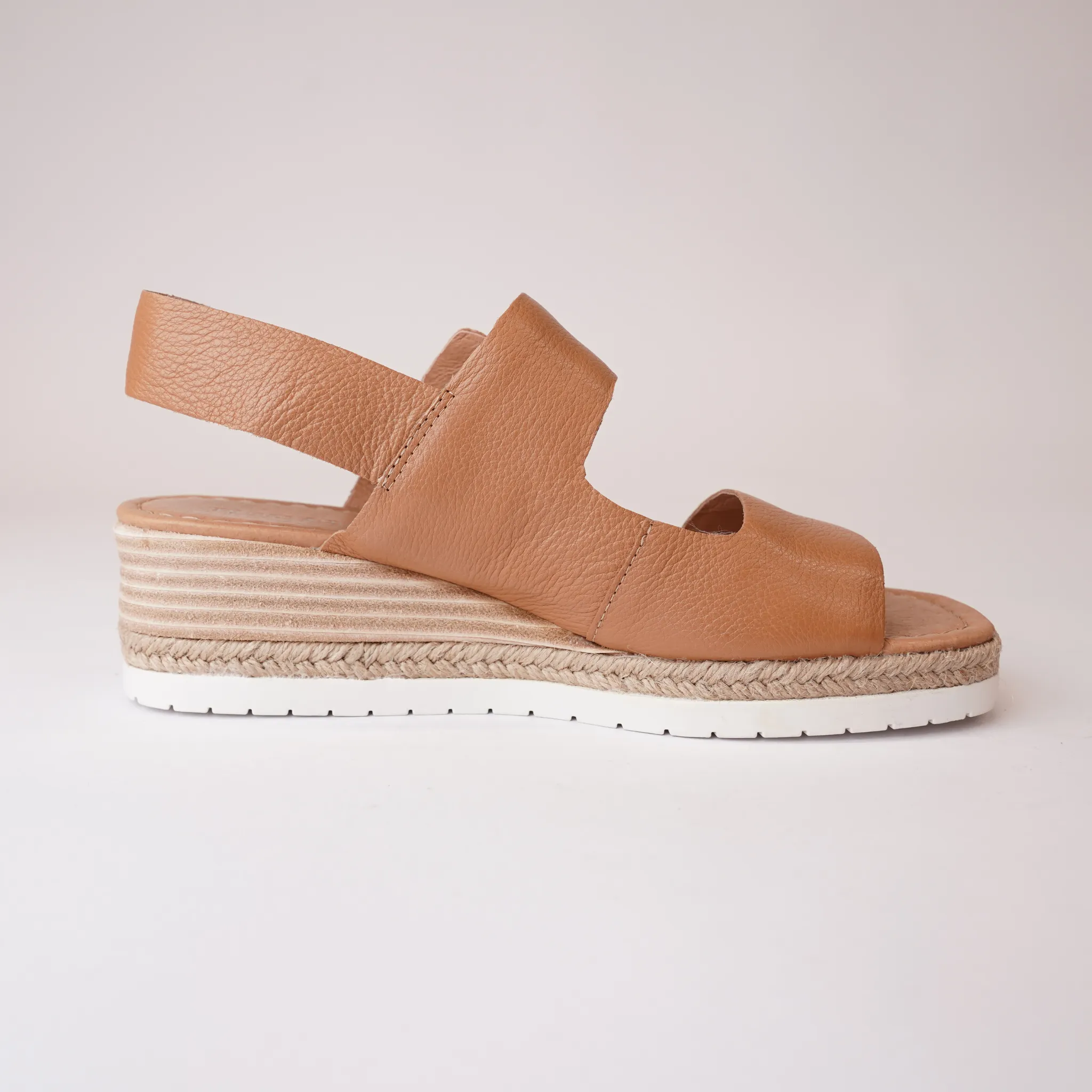 Isling Dark Tan Leather Sandals