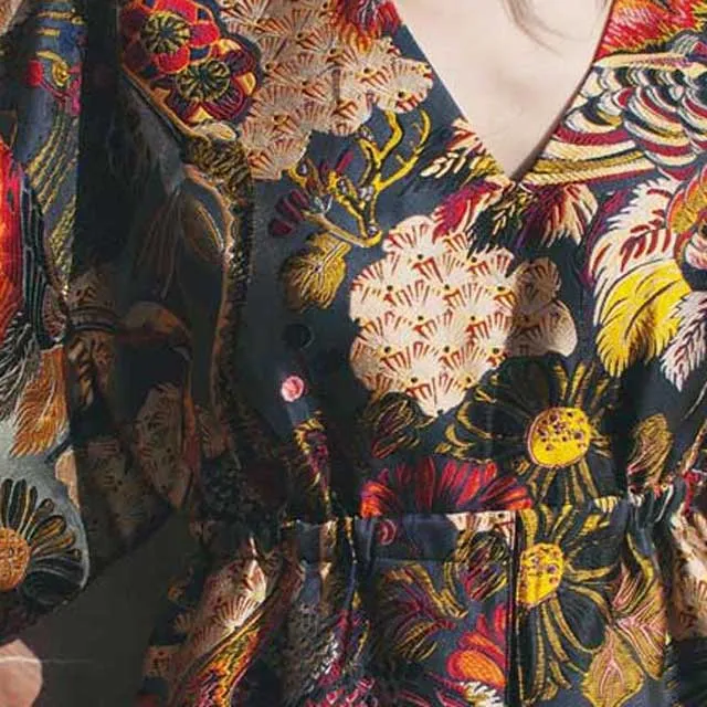 Japanese Kimono Style Dress