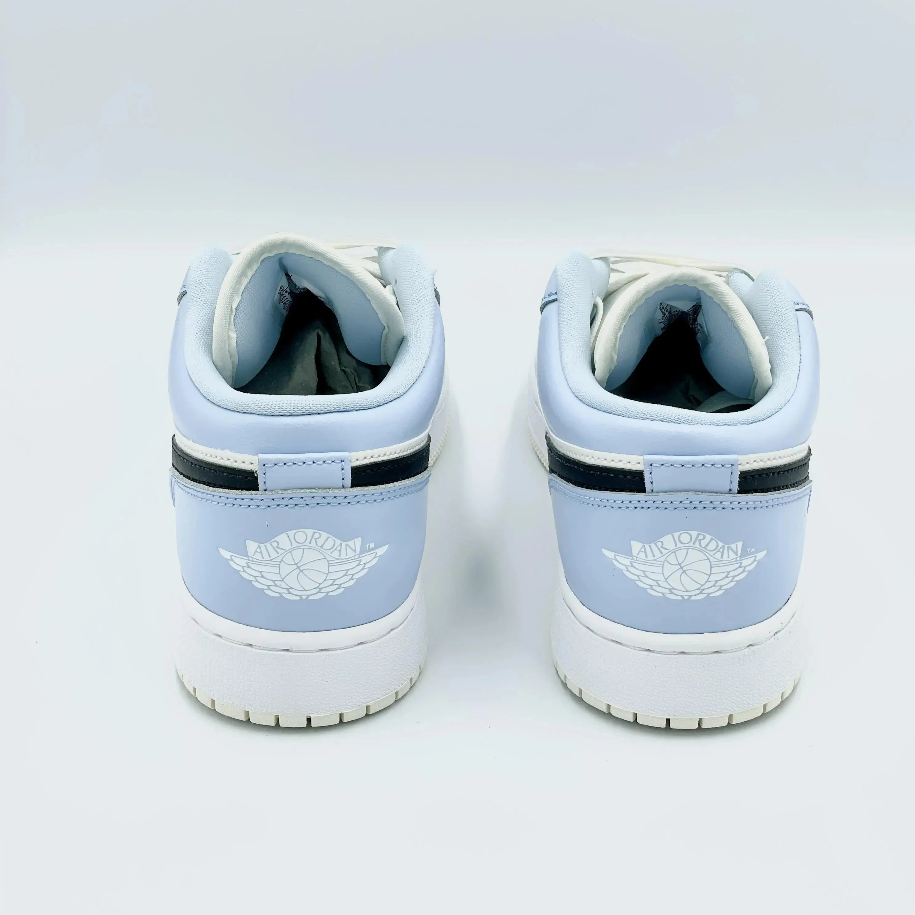 Jordan 1 Low Ice Blue Black (GS)