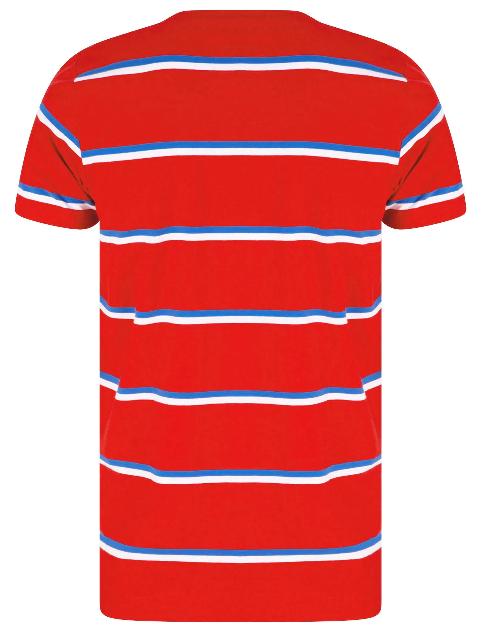 Joseph Striped Cotton Jersey T-Shirt in Barados Cherry - Le Shark