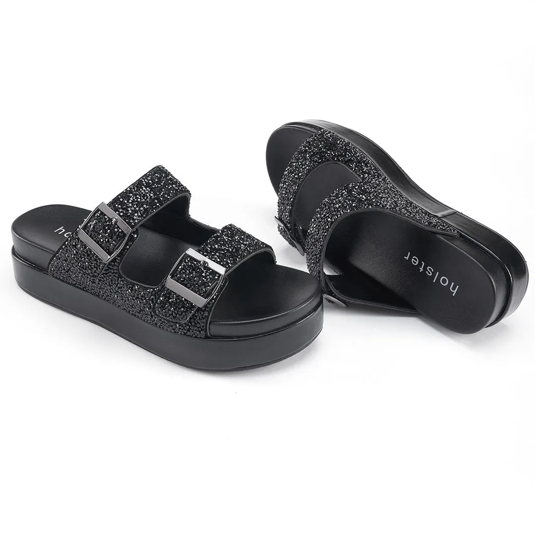 Kamila Flatform - Black