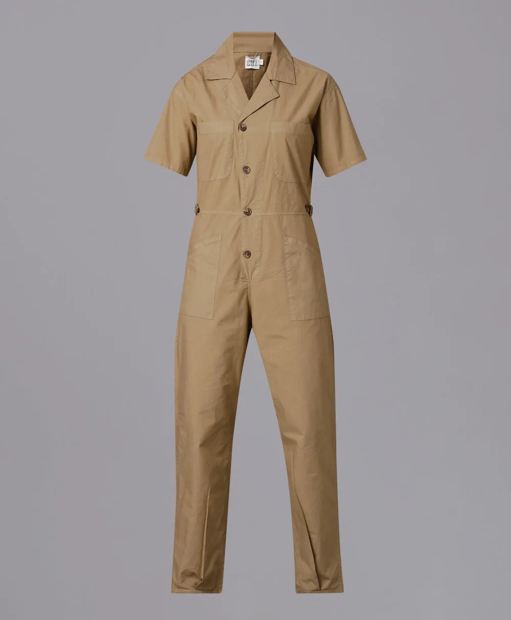 Khaki Utility Jumpsuit