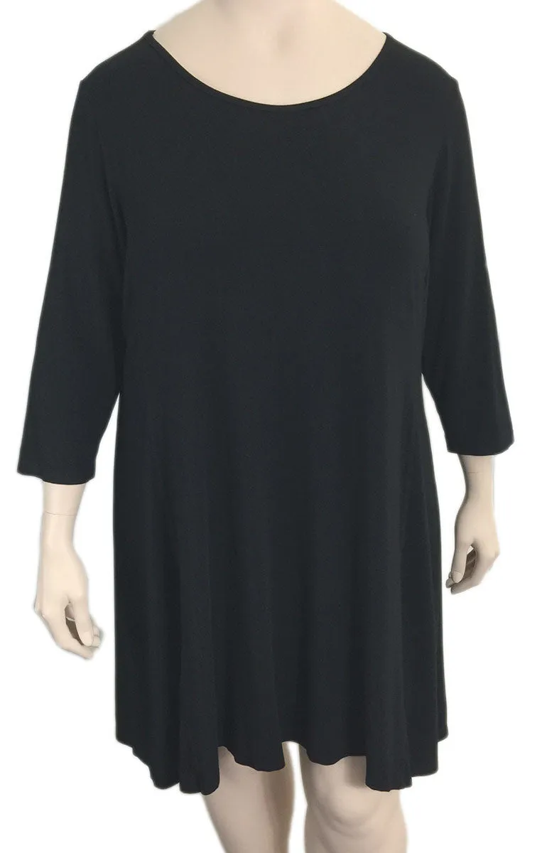 Kleen Black Viscose Jersey Dress