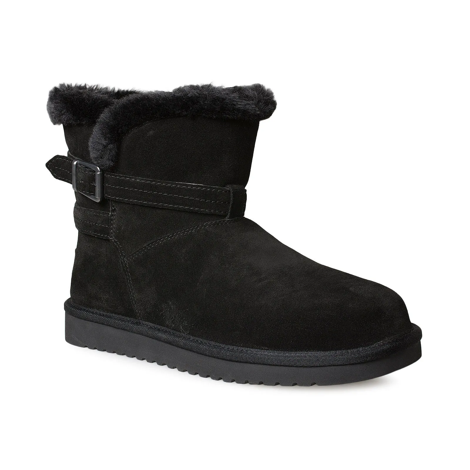 Koolaburra By UGG Delene Mini Black Boots - Women's