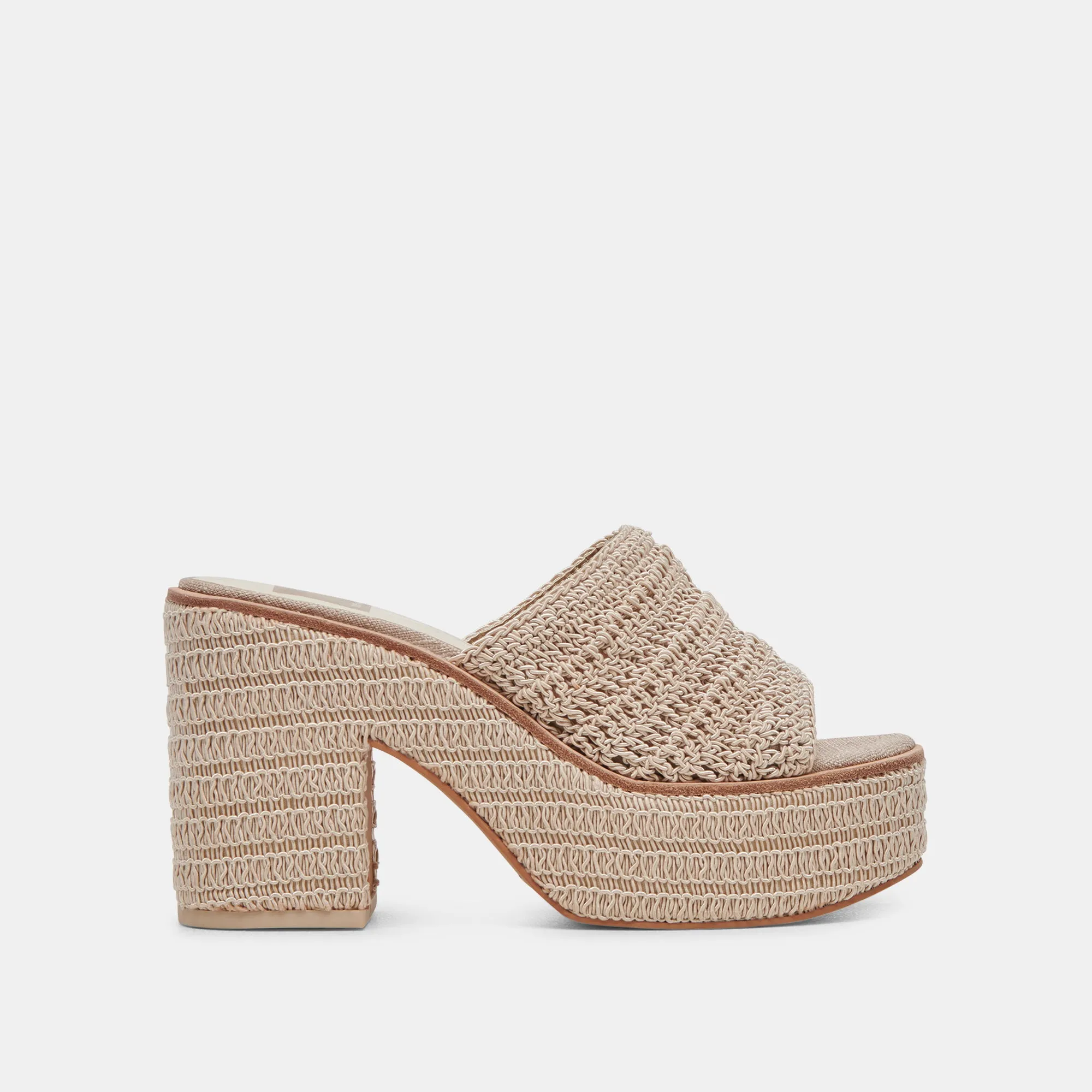 LADIN HEELS DOVE WOVEN