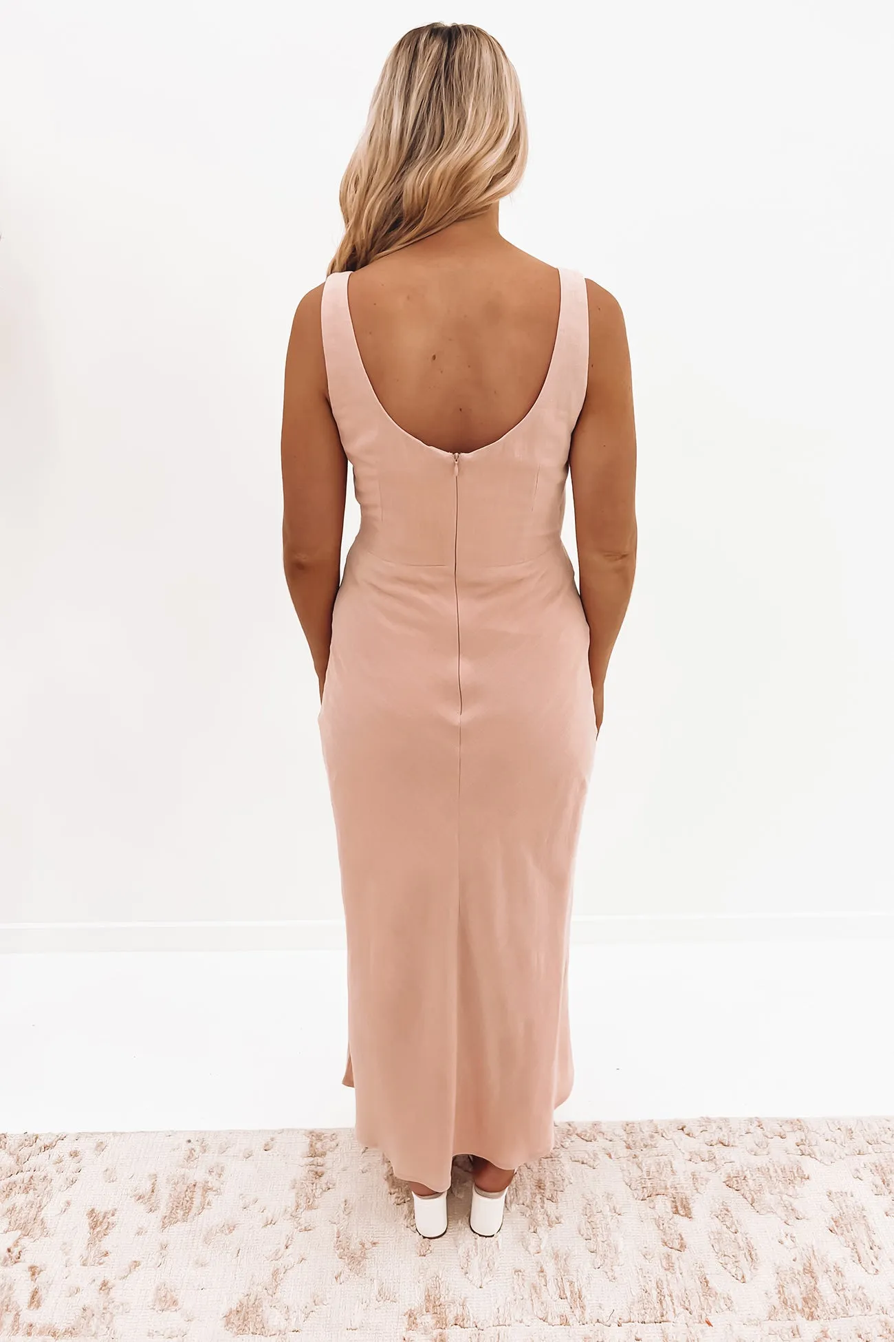 Liana Midi Dress Blush