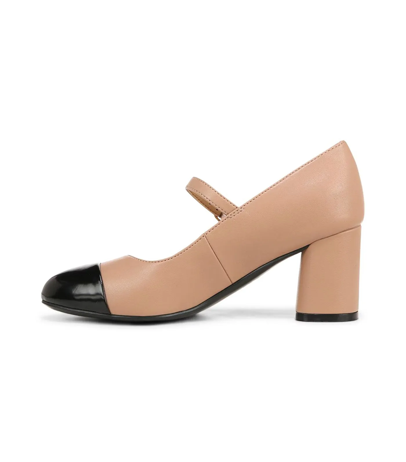 Lovable Mary Jane Taupe/Black